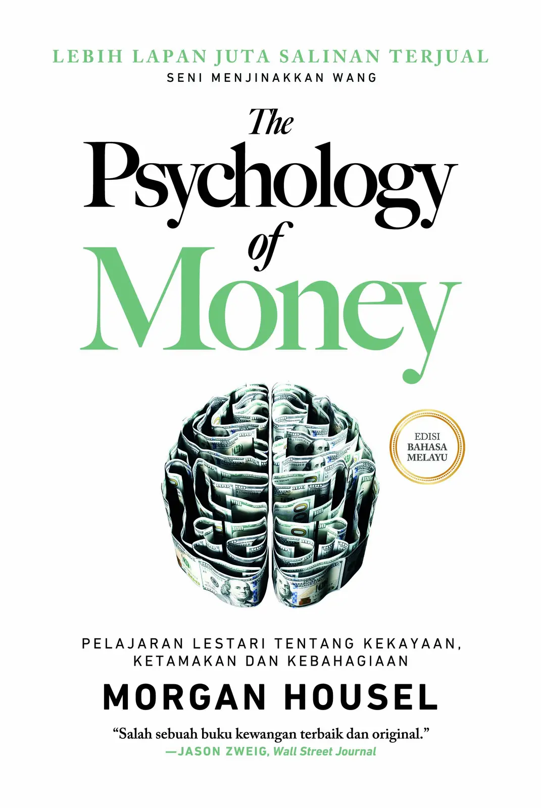 Kulit buku The Psychology of Money: Seni Menjinakkan Wang