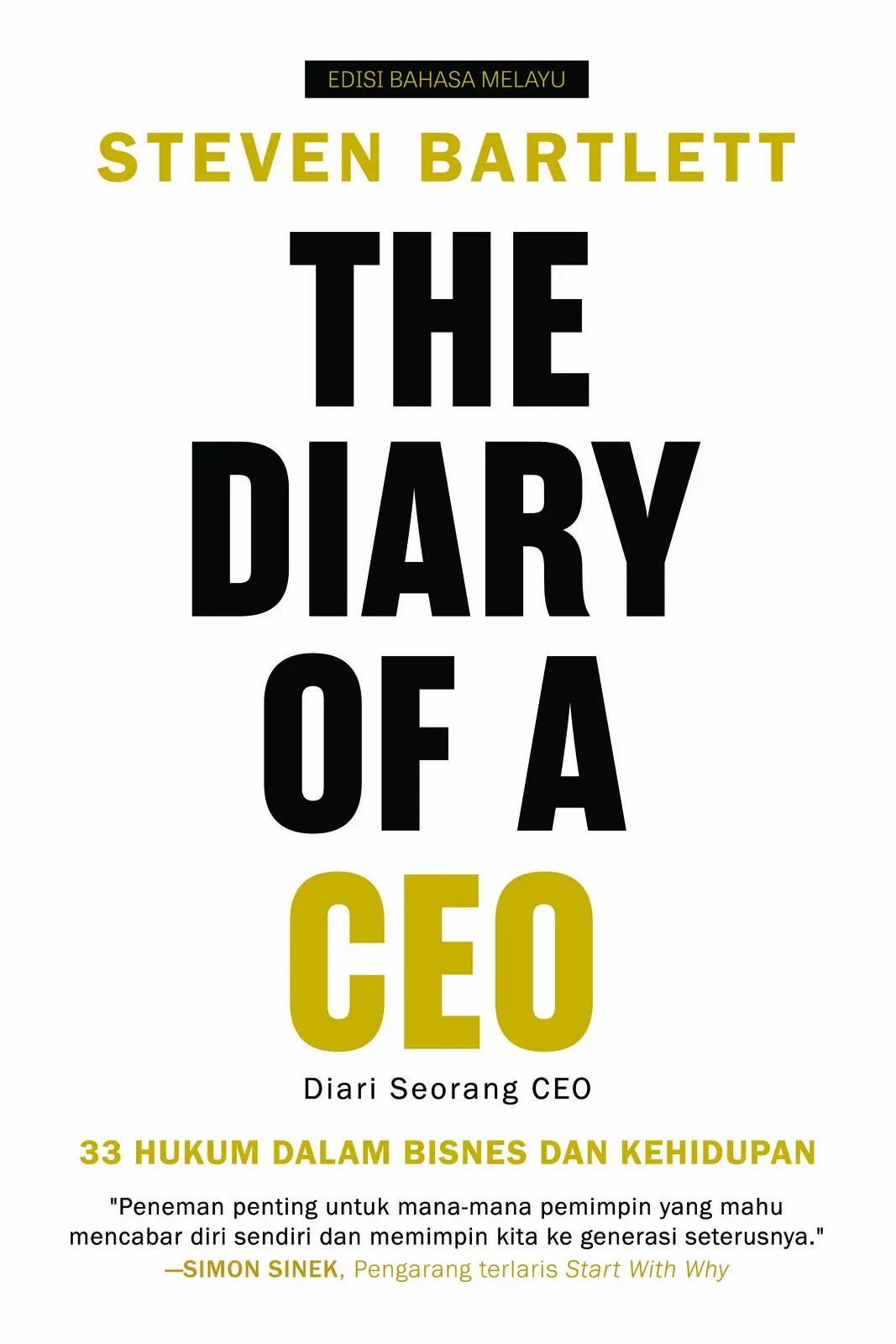 Kulit buku The Diary of A CEO: Diari Seorang CEO